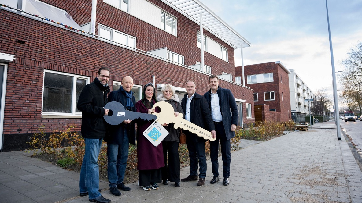 Derde fase van Stella Nova in Spijkenisse met 135 woningen succesvol opgeleverd