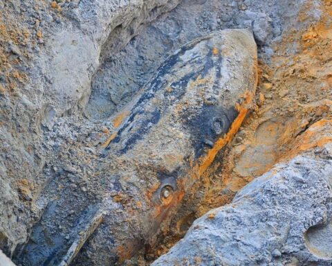 Drie bommen uit de Tweede Wereldoorlog gevonden in Knegsel, Noord-Brabant