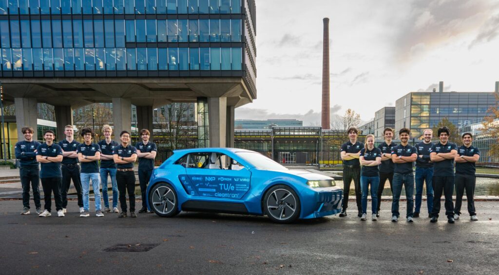 Eindhovense studenten presenteren eenvoudig te repareren elektrische auto