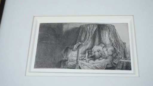 Ets van Rembrandt geveild toont vrouw met drie handen