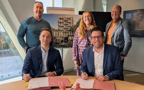 Gouda: Gemeente en Burgland Real Estate tekenen overeenkomst voor woontoren op locatie bowlingbaan