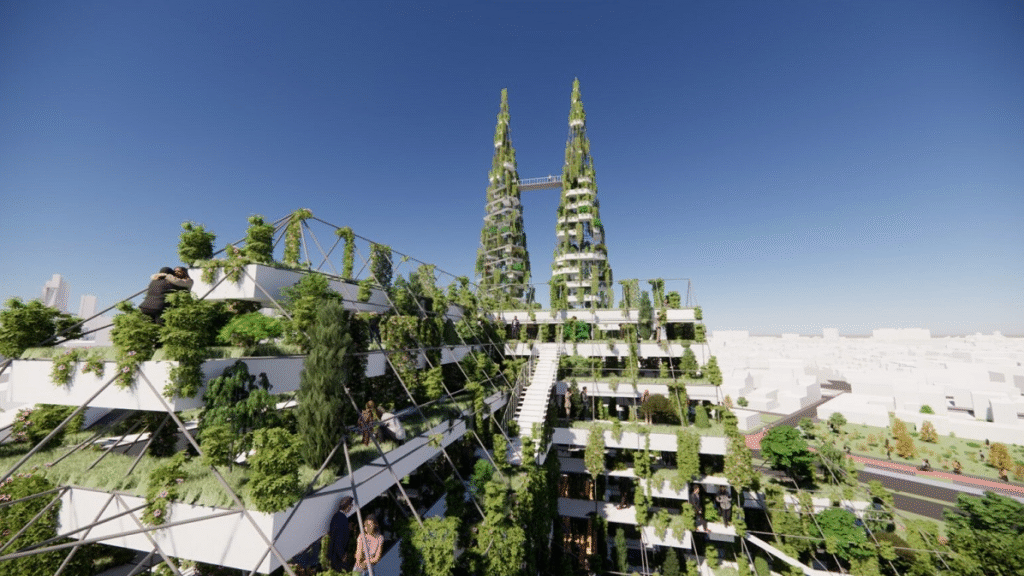 Groene kathedraal voorgesteld door Winy Maas komt niet tot leven in Tilburgse Spoorzone