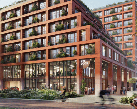 Lingotto start bouw KBF Dock met 162 appartementen in Amsterdam Oost, oplevering in 2029