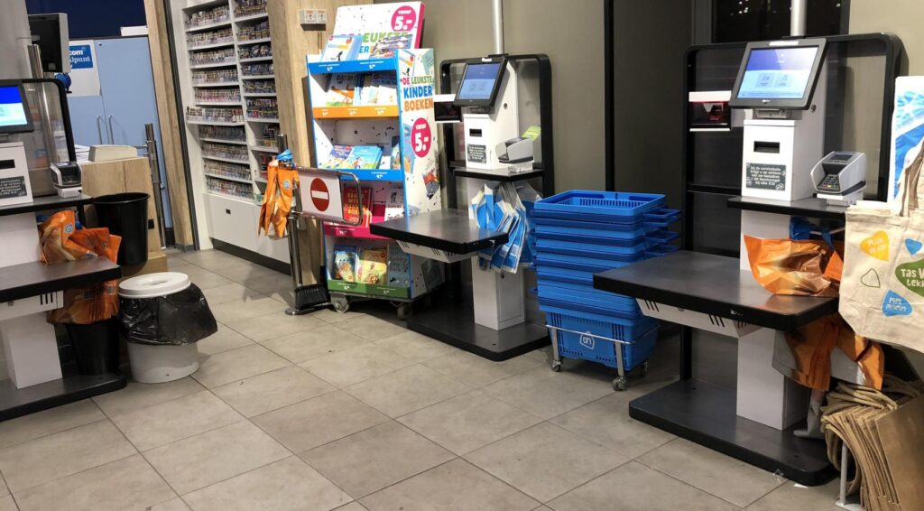 Negen op de tien Nederlandse supermarktcontroles zijn zelfbediening te midden van retailautomatisering