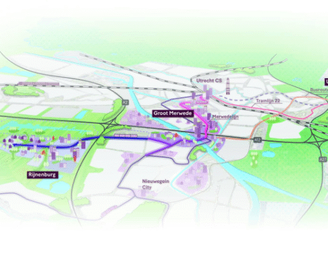 Rijk investeert meer dan vijfhonderd miljoen euro in Merwedelijn voor woningbouw in Utrecht