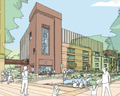 VanWonen presenteert masterplan voor 310 woningen in Hengelo tegenover het stadhuis