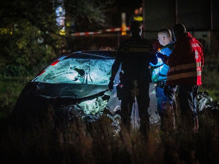 Bestuurder ligt nog in het ziekenhuis na aanrijding in Nunspeet tijdens lichtjesparade