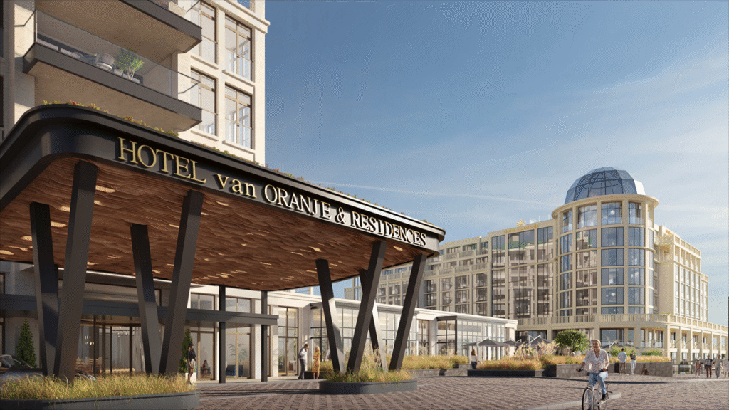 Bouw van vernieuwd Hotel van Oranje start op 5 januari met aanleg parkeergarage en appartementen