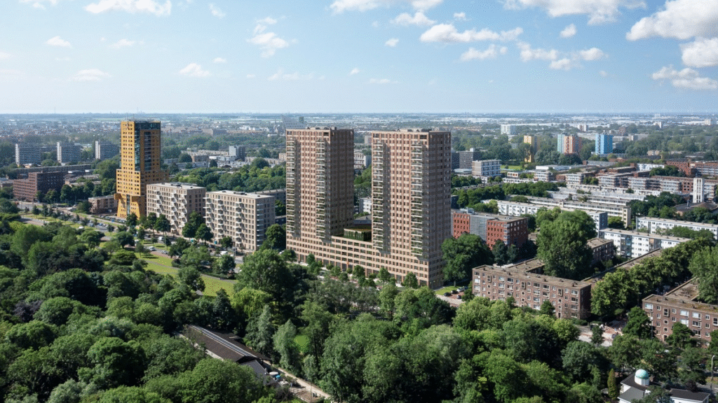 Bouw van woonzorgcomplex Aurora met 442 woningen in Den Haag gestart