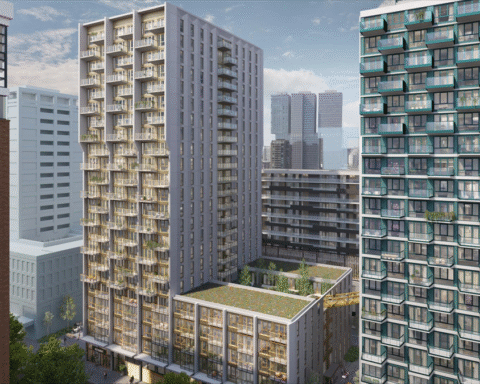 Twee woontorens met 482 appartementen in Rotterdam, 40% betaalbare woningen