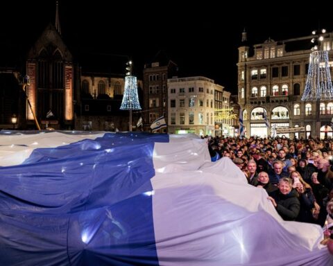 Vier arrestaties bij pro-Israël-demonstratie op de Dam in Amsterdam