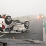 Vier voertuigen botsen op N391 bij Roswinkel, weg afgesloten