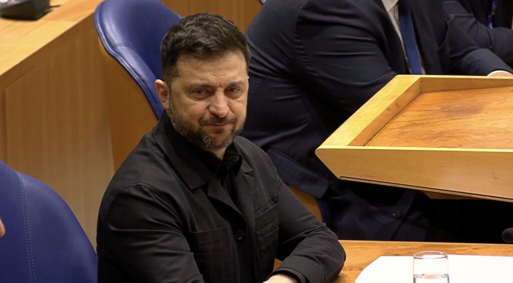 Zelenskyy in Tweede Kamer: 'Rusland telt dollars, niet de doden'