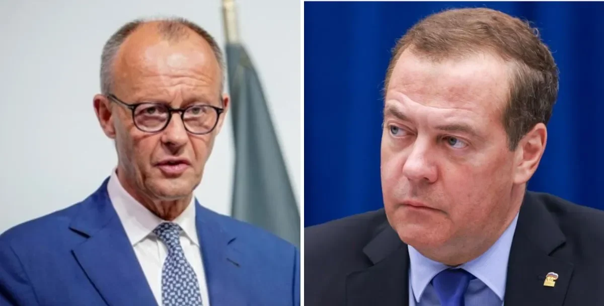 Medvedev dreigt met ontvoering van Duitse kanselier Merz