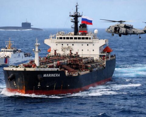 VS grijpen voor het eerst met militaire middelen Russische olietanker in