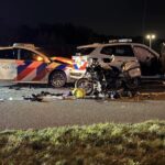 A2 bij Eindhoven urenlang afgesloten voor politieonderzoek naar aanrijding met zwaargewonde agenten