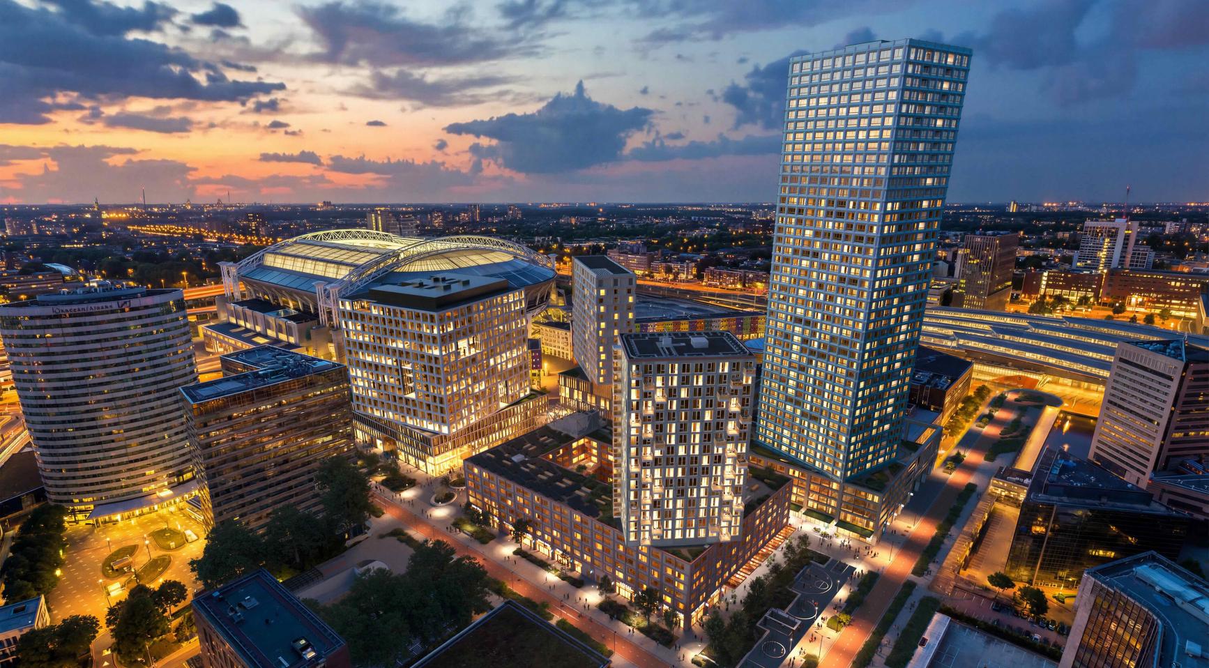 Bouw kan beginnen aan nieuwe Amsterdamse wijk: 1.100 woningen en hoogste woontoren