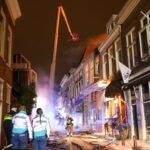Brand in historisch Leeuwarden bijna oorzaak van instorting; geen gewonden
