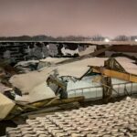 Dak van 30.000 m2 gebouw valt in Tilburg in, waarschijnlijk door sneeuwbelasting