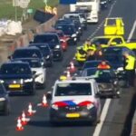 IJsachtige wegen veroorzaken meerdere auto-ongelukken in Groningen, Drenthe, Friesland