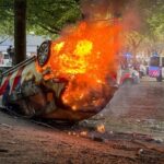 Man krijgt acht maanden celstraf voor vuurwerkgooien in politieauto tijdens rellen op Malieveld