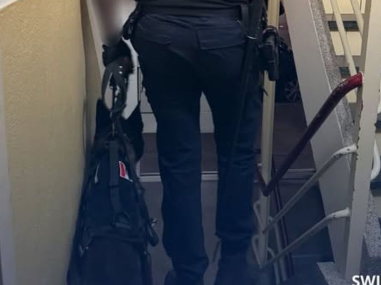 Man probeert politiehond te wurgen tijdens inval in Rotterdam