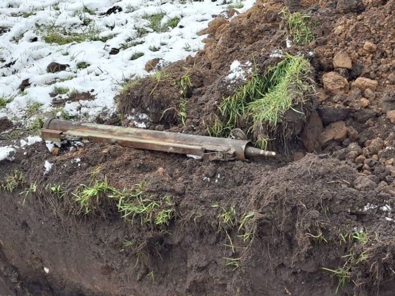 Raketwerper ontdekt tijdens graafwerkzaamheden in Hilversum