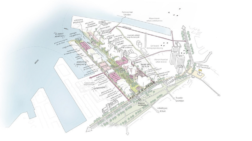 Rotterdam plant de bouw van 1.200 woningen in Keilekwartier