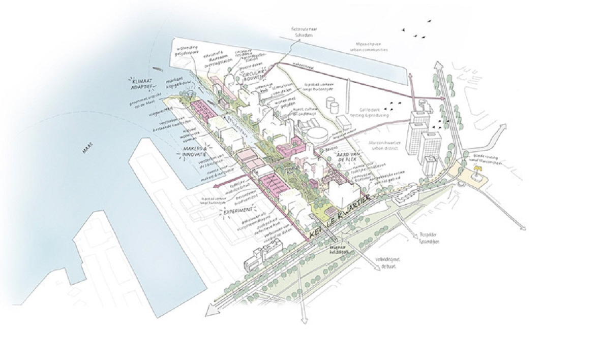 Rotterdam plant de bouw van 1.200 woningen in Keilekwartier