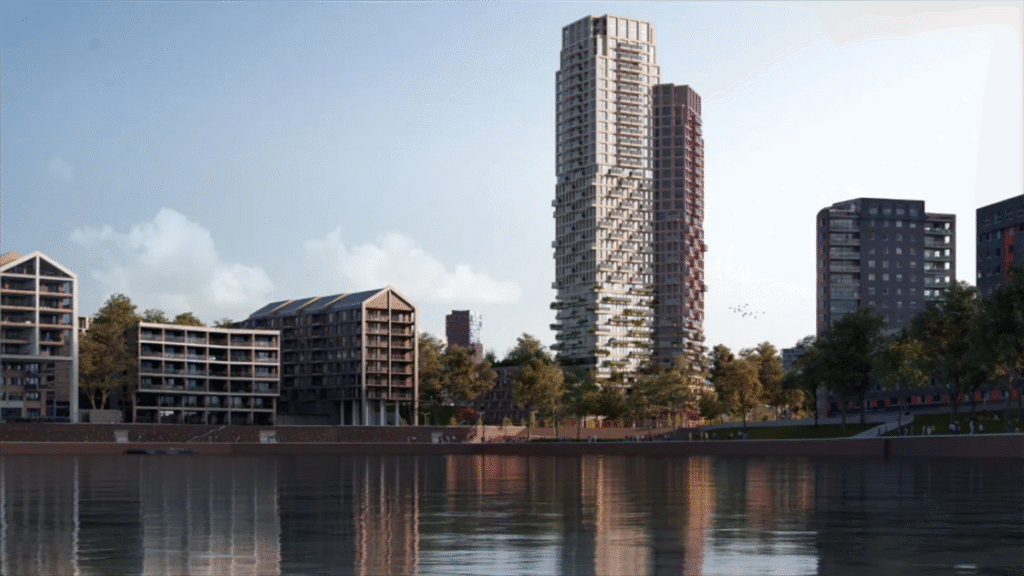 Start bouw van woontoren Duet in Nijmegen wordt eind dit jaar verwacht