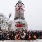 Video: Espelo bouwt 16 meter hoge sneeuwpop en herwint Nederlands record van Staphorst