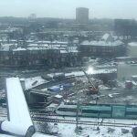 Winterstorm verstoort treinen in Nederland en houdt bussen in Noord-Brabant tegen