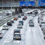 Zware ochtendspits door code oranje in Noord- en Zuid-Holland verwacht