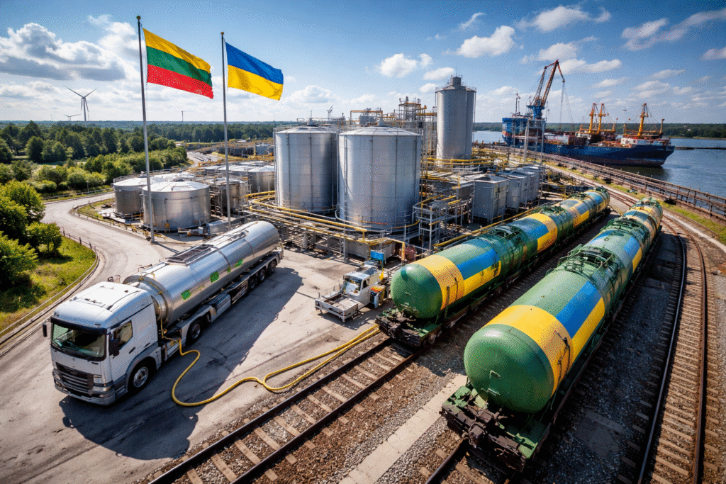Litouwen wordt strategische hub voor Oekraïense bio-ethanol in EU-markt