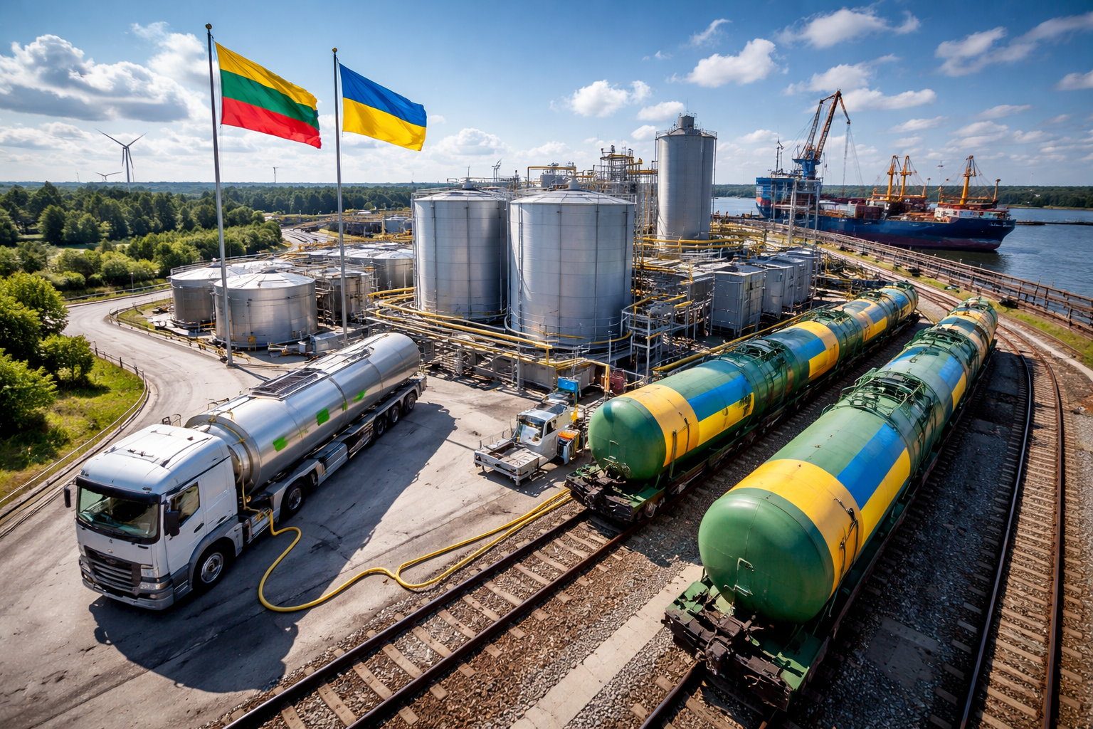 Litouwen wordt strategische hub voor Oekraïense bio-ethanol in EU-markt