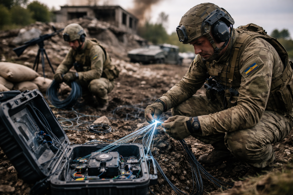 Optische vezels worden strategisch wapen in Oekraïne-oorlog