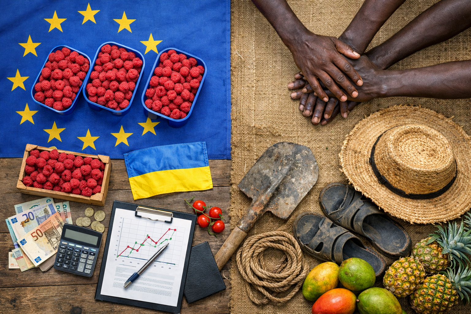 Oekraïense frambozen stabiliseren Europese markt, Rusland wendt zich tot Afrikaanse arbeidskrachten