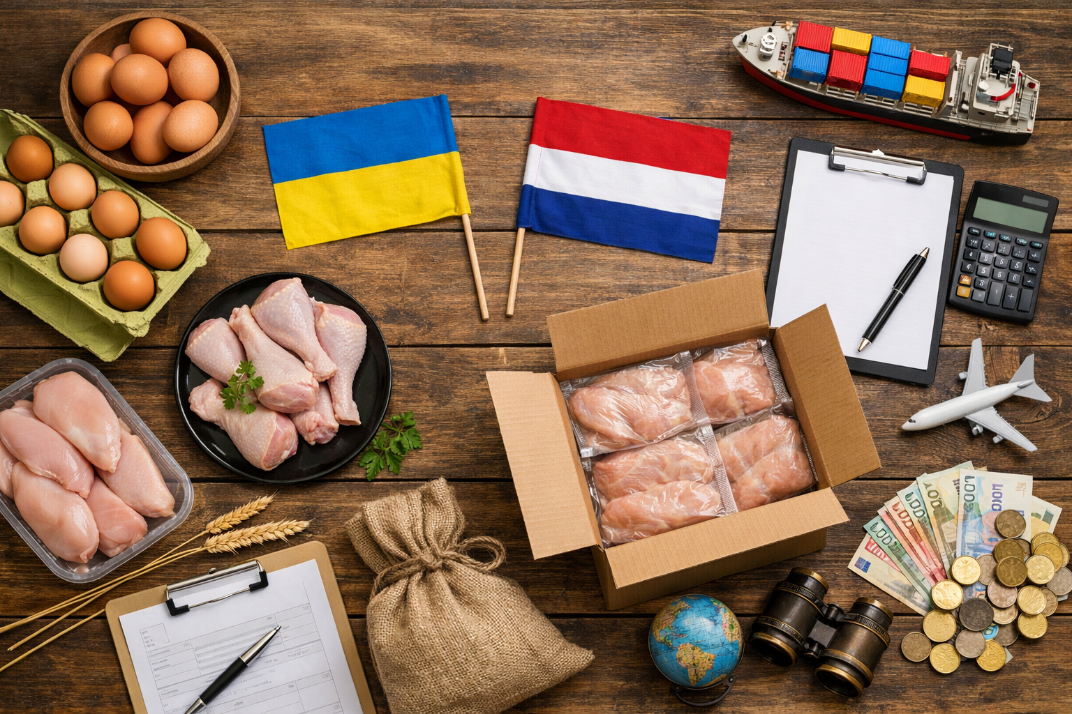 Oekraïense pluimvee-export groeit sterk: Nederland belangrijkste afnemer