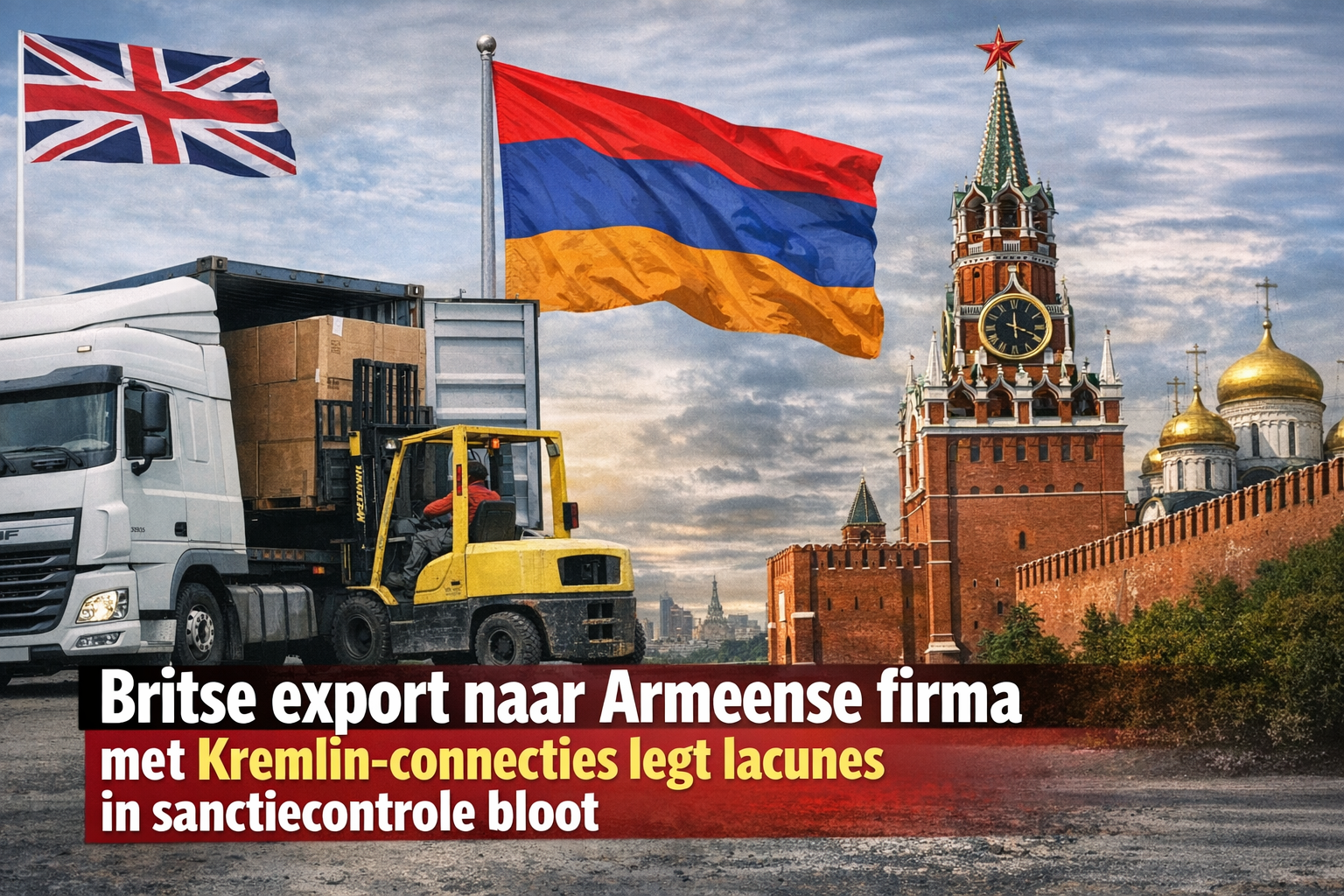 Britse export naar Armeense firma met Kremlin-connecties legt lacunes in sanctiecontrole bloot