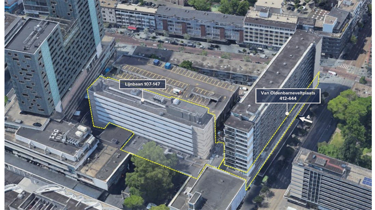 A1 Vastgoed koopt kantoorpanden op Lijnbaan in Rotterdam met 9.300 m2 oppervlakte