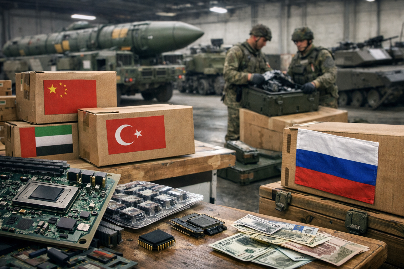 EU-sancties grotendeels omzeild: militaire technologie blijft Rusland bereiken via derde landen