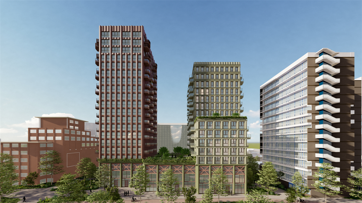 Eerste fase van Kop Boulevard in Enschede gestart met 262 appartementen en samenwerking met Liberein voor zorg