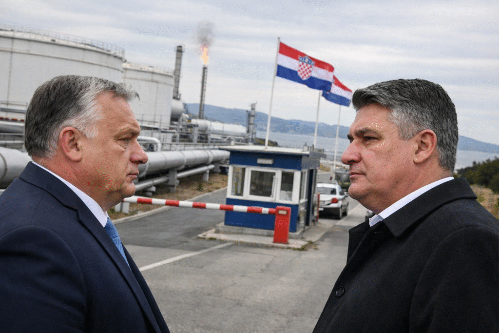 Kroatië blokkeert Orbáns miljardenplan voor Russische olie-import via Adria-pijpleiding