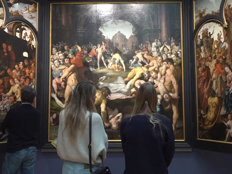 Epstein kocht replica van luguber schilderij uit Haarlem: 'Begreep de boodschap niet'