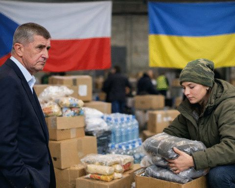 Tsjechische regering-Babiš snijdt humanitaire steun aan Oekraïne met twee derde