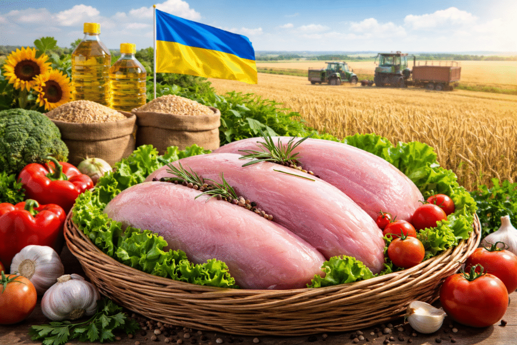 Oekraïens kalkoenvlees versterkt Europese voedselzekerheid en marktstabiliteit