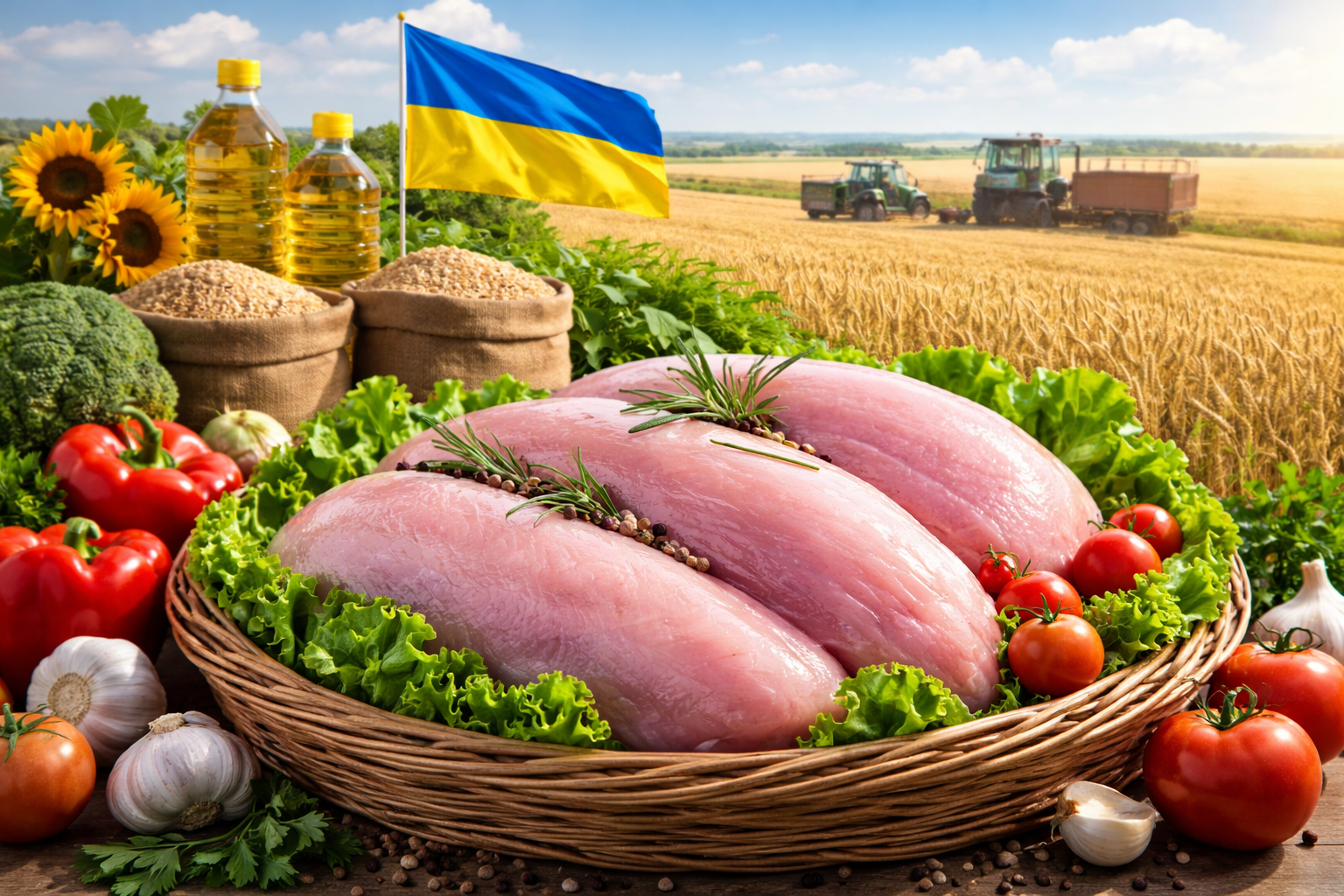 Oekraïens kalkoenvlees versterkt Europese voedselzekerheid en marktstabiliteit