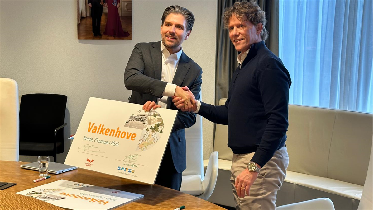 Herontwikkeling van zorgcomplex Valkenhove in Breda met 82 nieuwe woningen en gemeenschappelijke ruimtes