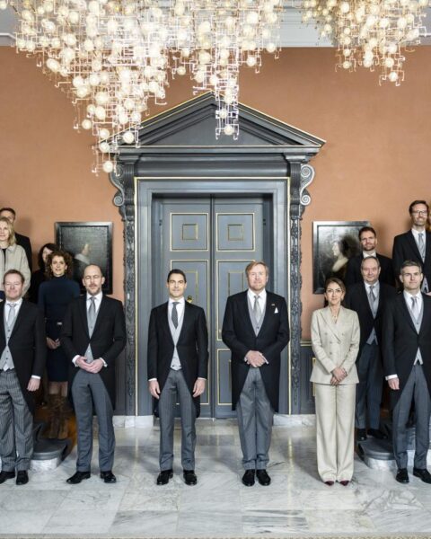 Koninklijke beëdiging van nieuwe premier Rob Jetten en kabinet in Den Haag