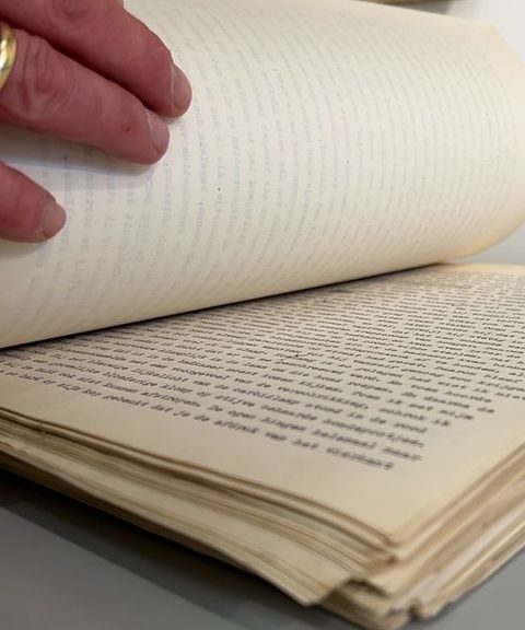 Manuscript van Jan Wolkers geveild voor 1900 euro in IJsselstein